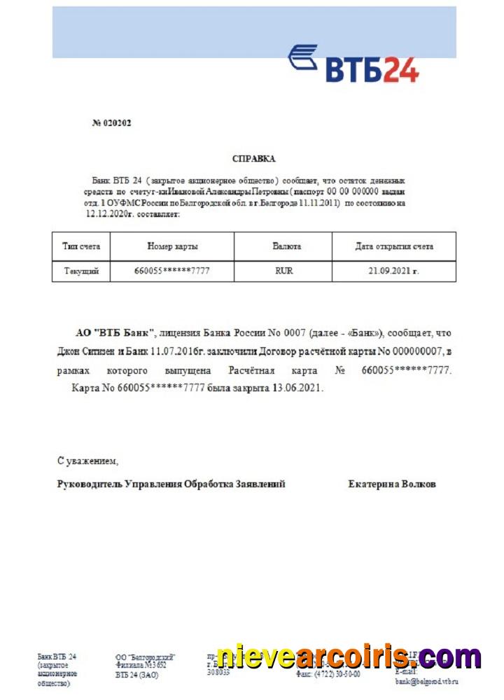 Russia VTB bank closure reference